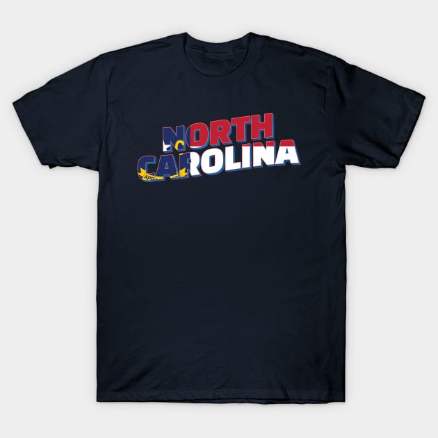 North Carolina vintage style retro souvenir T-Shirt by DesignerPropo